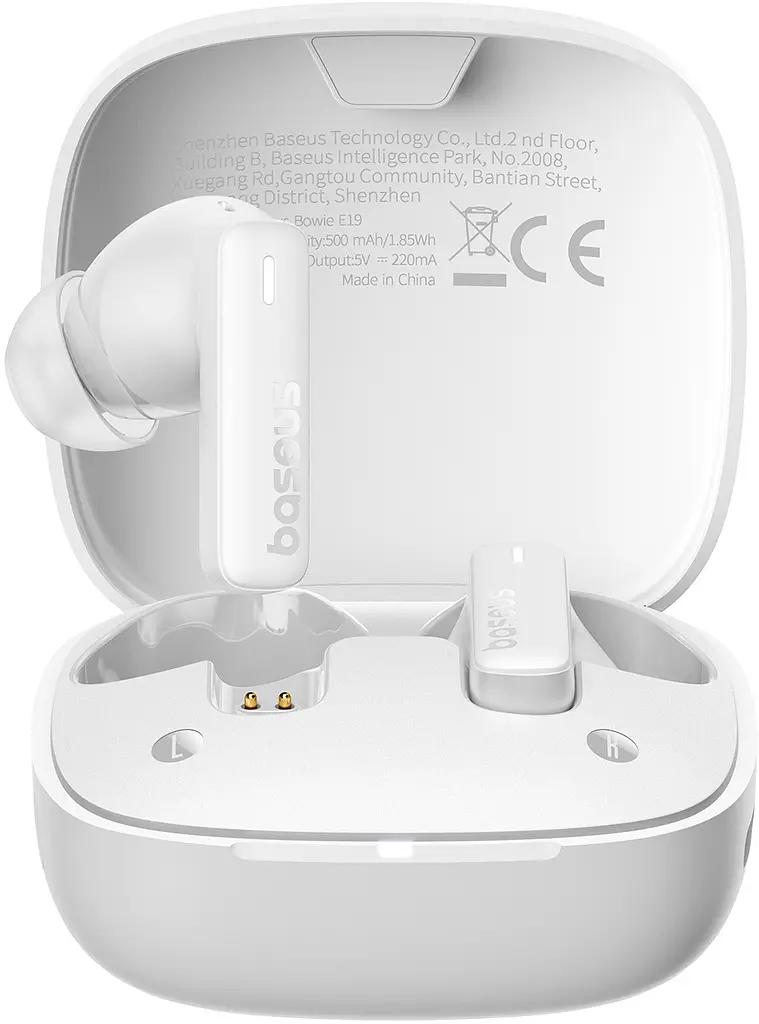 Навушники Baseus Bowie E19 White - фото 4