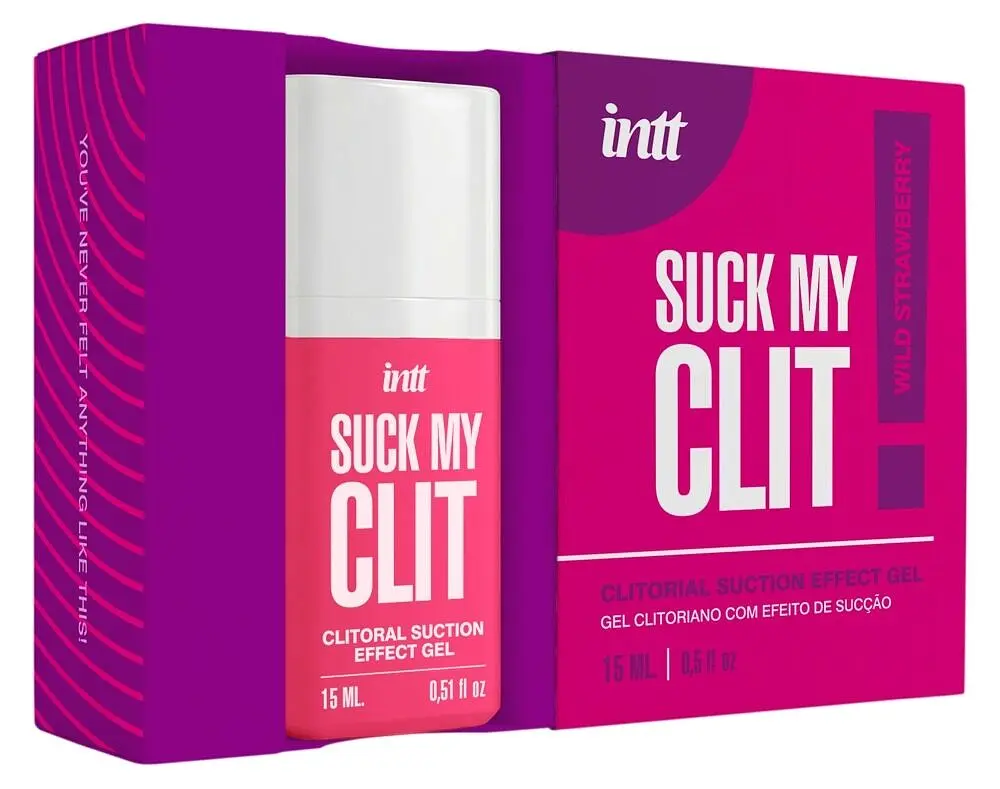Смоктайзер (гель с эффектом посасывания) для клитора Intt Suck My Clit Wild Strawberry, 15 мл клубника, - фото 7