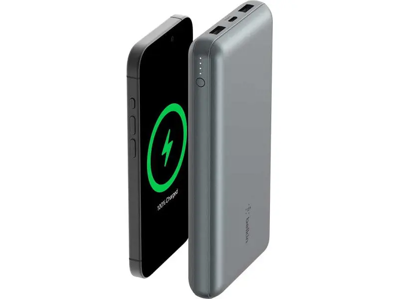 Зовнішній акумулятор (Power Bank) Belkin Boost Up Charge 10K 10000mAh 15W Gray (BPB011BTGY) - фото 8