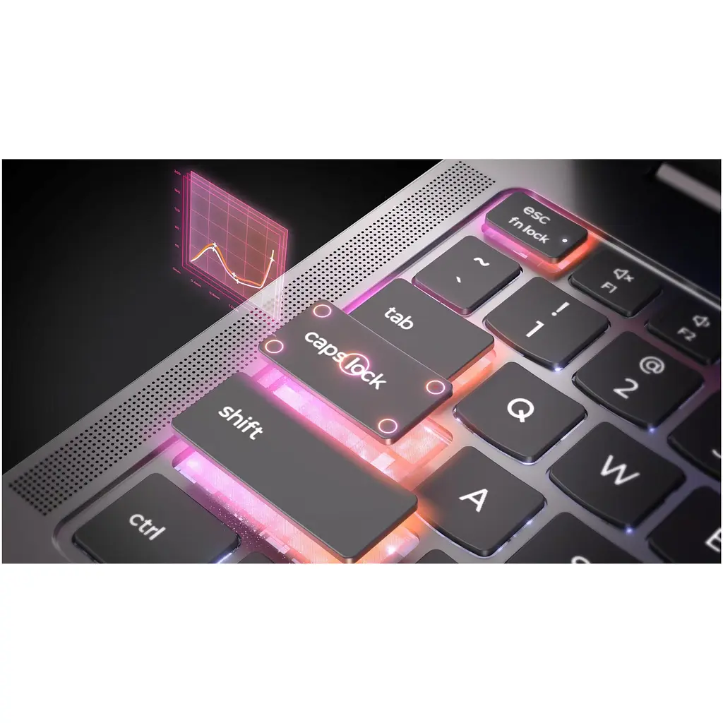 Ноутбук Lenovo Yoga Pro 9 16IAH10 Intel Core Ultra 7 255H до 5, 1 ГГц, 16 2, 8K, WQXGA+, OLED, 120 Гц, 32 ГБ LPDDR5x, 1 ТБ SSD, NVIDIA GeForce RTX 5070 8 ГБ GDDR7, Windows 11 Pro, Luna Grey - фото 29