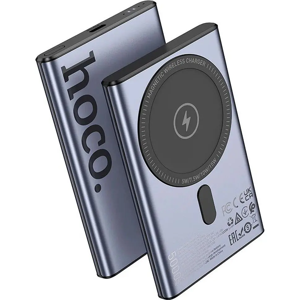 Зовнішній акумулятор Hoco Q32 Bird 5000mAh 20W Metal Gray [142578] - фото 3