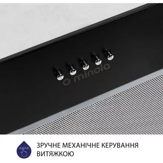 Витяжка вбудована Minola HBI 5327 BL 800 LED - фото 5