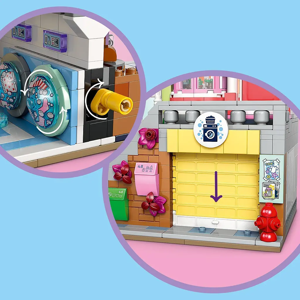 Конструктор LEGO Friends Хартлейк-Сіті. Квартири та крамниці 2040 деталей (42670) - фото 6