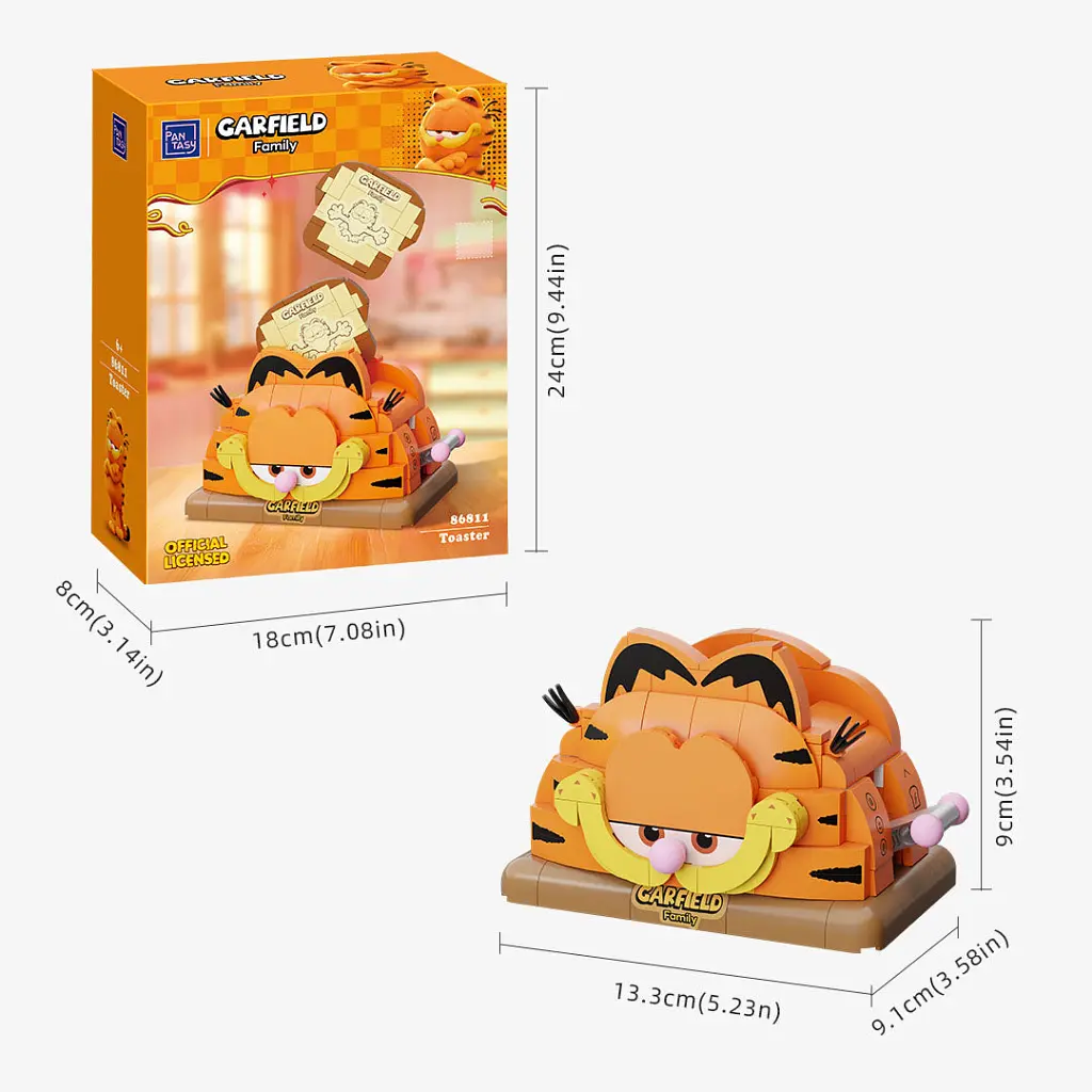 Конструктор Pantasy Garfield -Fantastic Machines - Тостер (86811) - фото 4