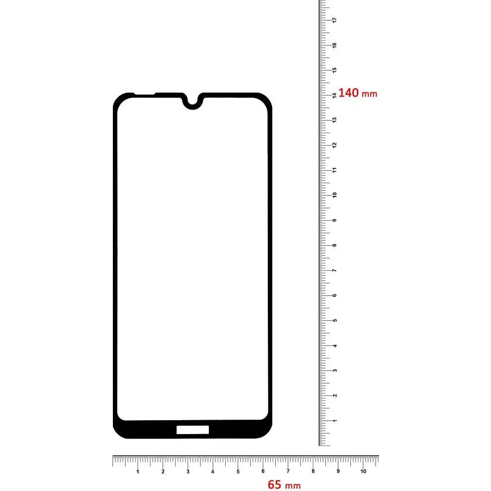 Захисне скло BeCover для Nokia 2.2 Black (704076) - фото 3