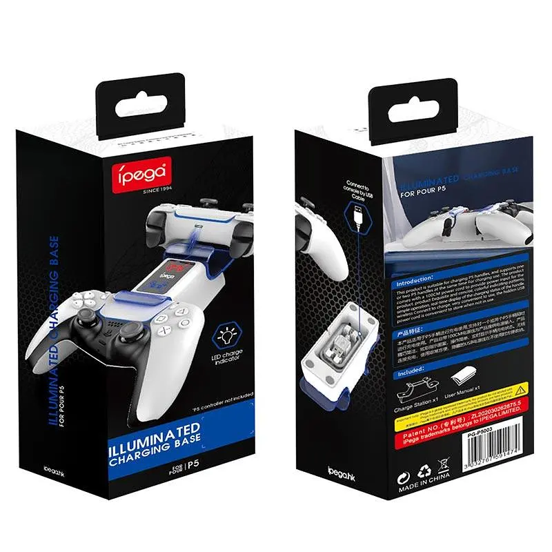 Док-станція iPega PG-P5003 | 2xPS5 Game Controllers | - фото 5
