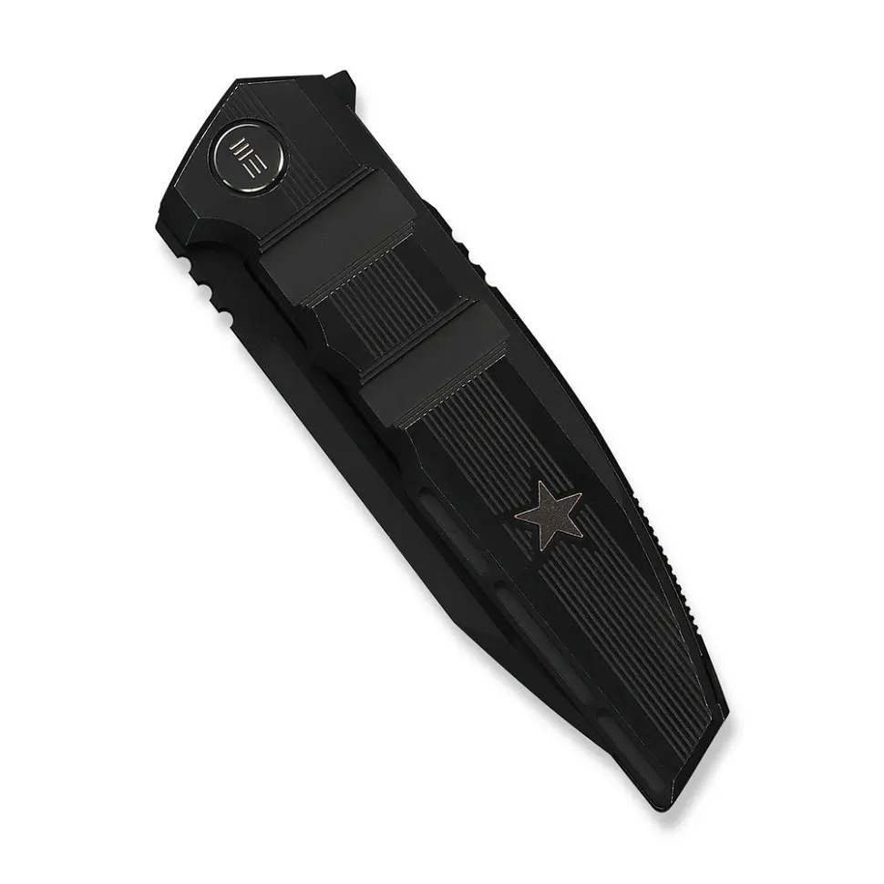 Ніж складаний туристичний Weknife Breach (9.8 см) Bohler M390 / Titanium чорний - фото 4