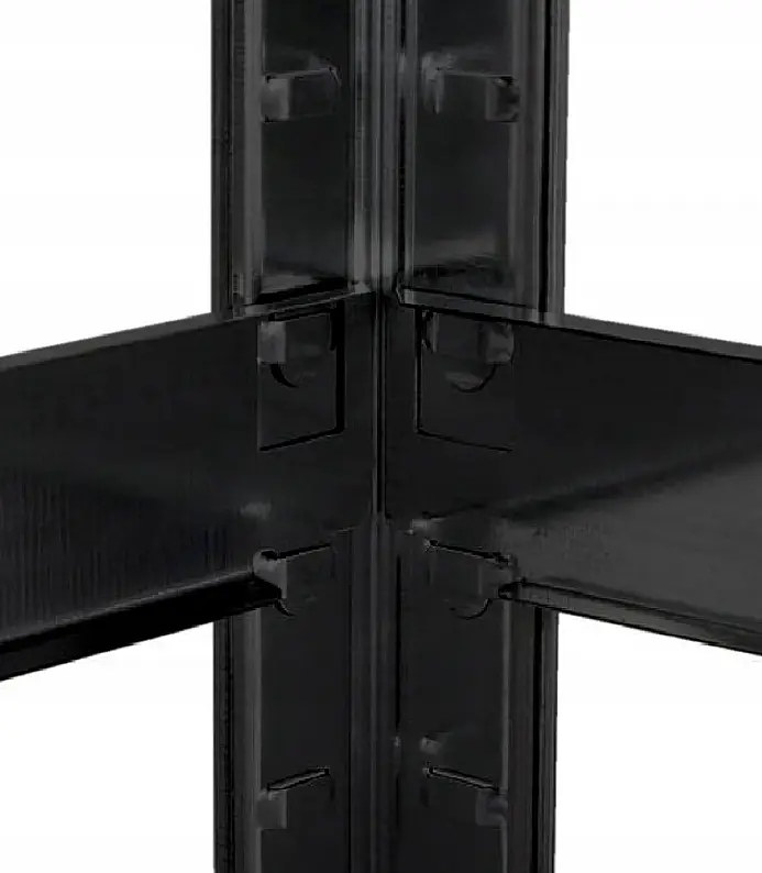 Стелаж LEOBRO Black 150 х 70 х 30 см, 175кг/полиця, 5 полиць (LB-R117) - фото 4