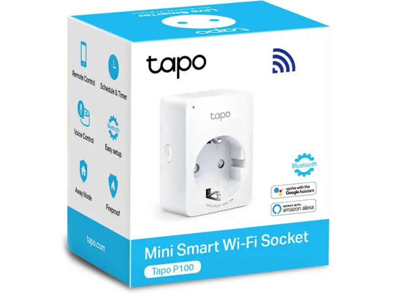 Розумна Wi-Fi розетка TP-LINK Tapo P100(4-pack) - фото 2