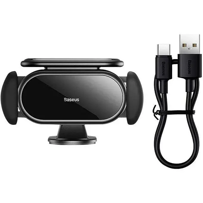 Тримач автоматичний Baseus Steel Cannon pro Solar Electric Car Mount (SUGP010001) - фото 4