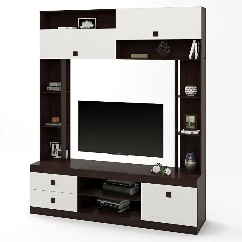 Стінка для вітальні Еверест Соната венге темний/білий (EVR-2252) - фото 2