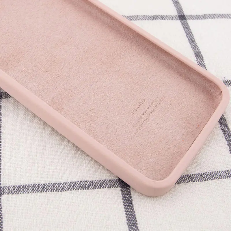 Чохол Silk Square Full Camera Protective (AA) NO LOGO для Apple iPhone 11 (6.1") Рожевий / Pink Sand - фото 3