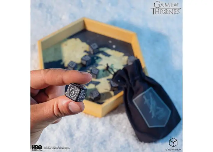 Набор кубиков Game of Thrones. Night's Watch 10xD6 Dice Set (10 шт.) (GOT/00190166/2025/5/B) - фото 4