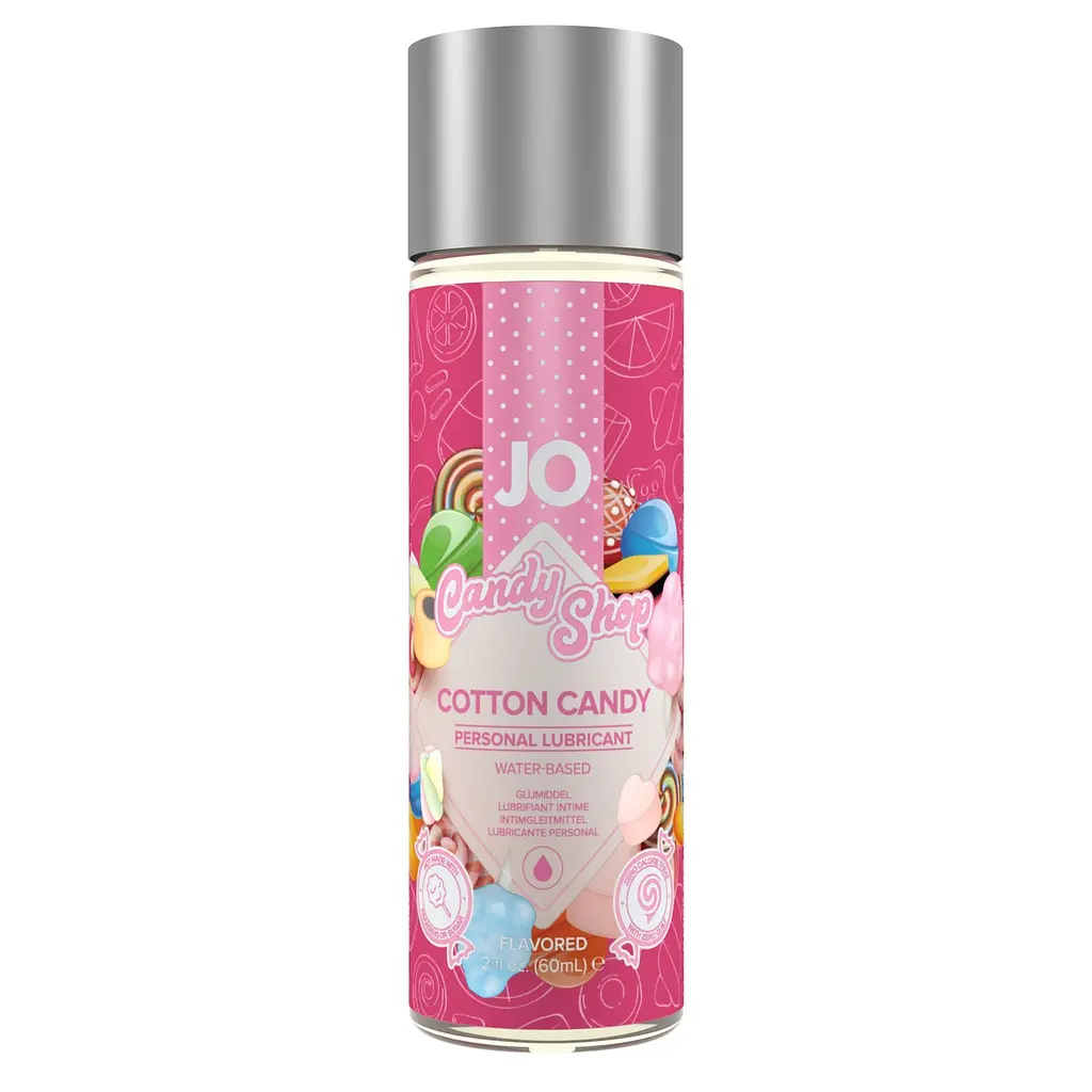 Оральний лубрикант JO System H2O Candy Shop Cotton Candy зі смаком цукрової вати, 60 мл - фото 2