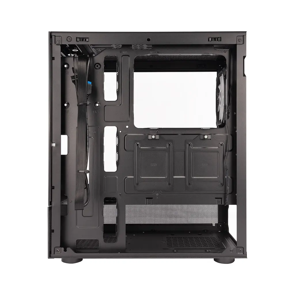 Корпус 1stPlayer Mi7-A-BK-2F7R-1F7 Black без БП (Mi7-A-BK-2F7R-1F7) - фото 5