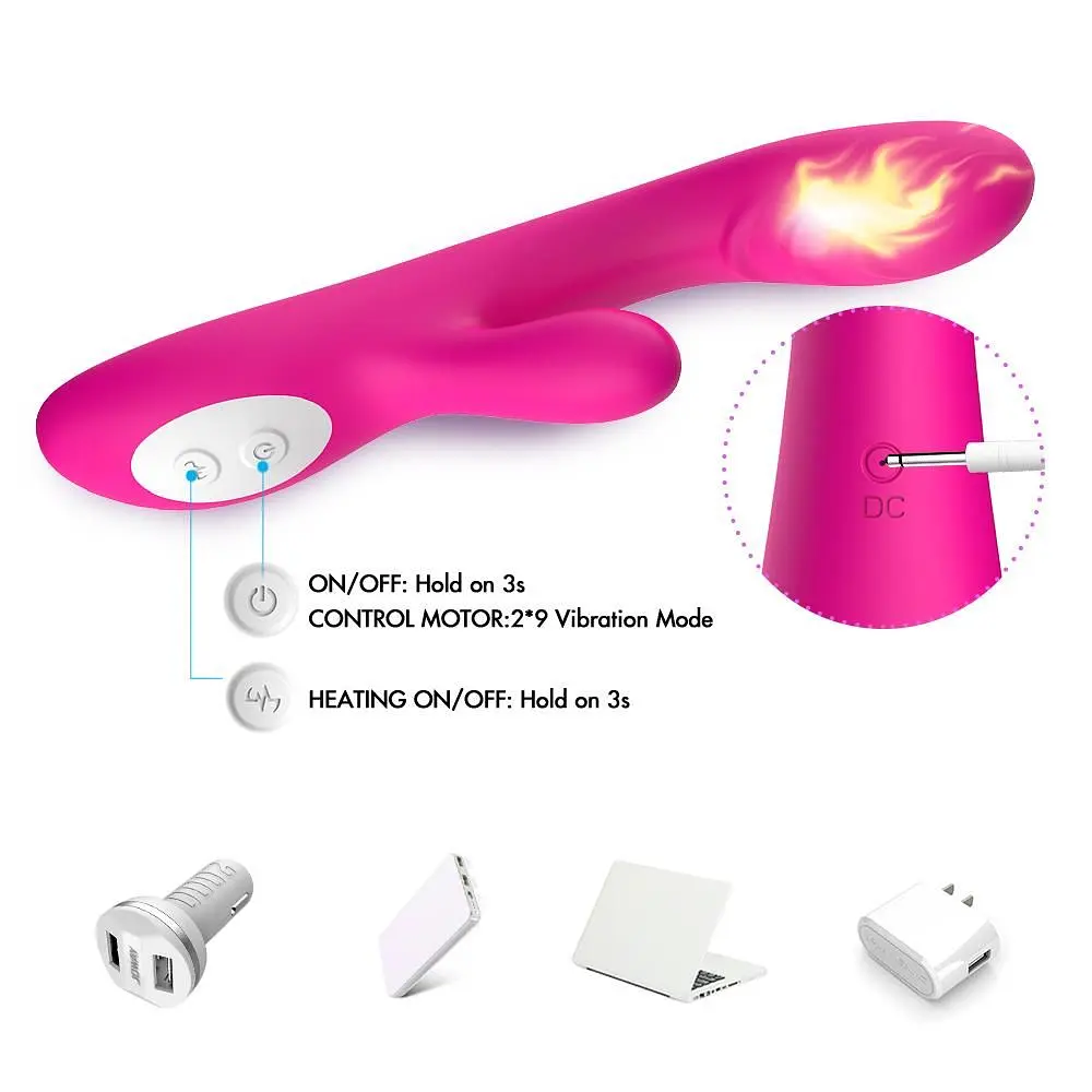 Вібратор-кролик B - Series Joy Spark, 22.3 см (рожевий) - фото 2