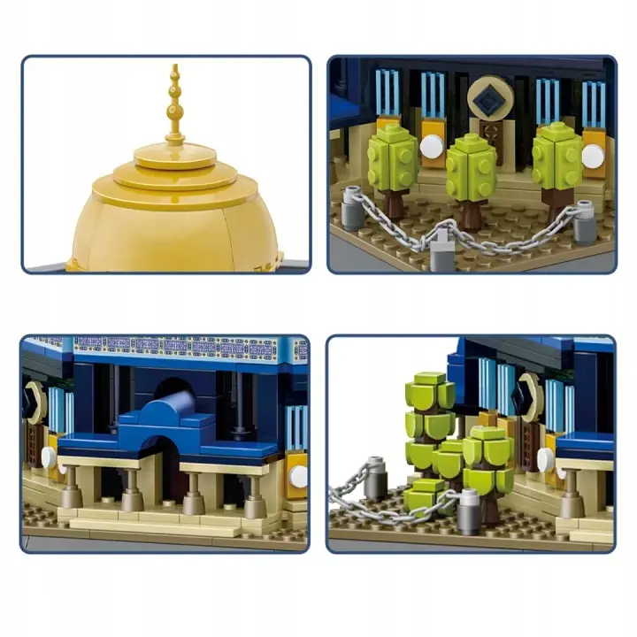 Конструктор архітектура  Wange 3D Купол Скелі   Dome of the Rock  5243 Ієрусалим  3Д ,983 деталі - фото 2