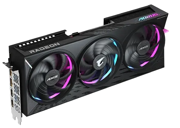 Відеокарта AMD Radeon RX 9070 XT 16GB Gigabyte AORUS Elite (GV-R9070XTAORUS E-16GD) - фото 2