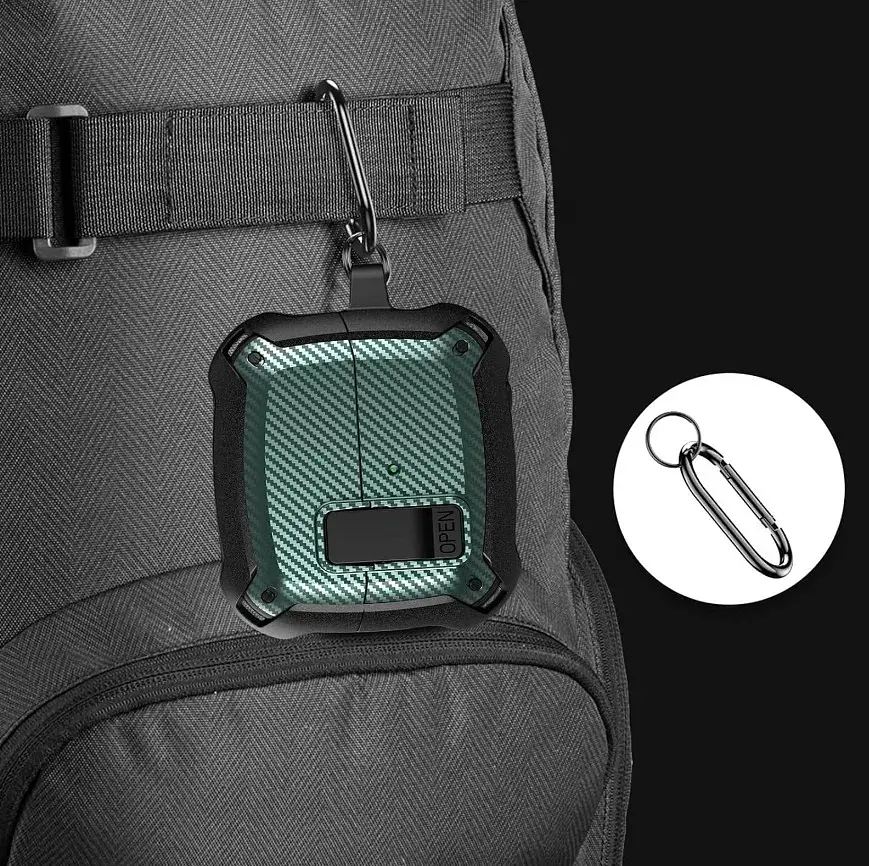 Чохол для навушників BeCover Protective TPU для Samsung Galaxy Buds 3 Dark Green (711999) - фото 5
