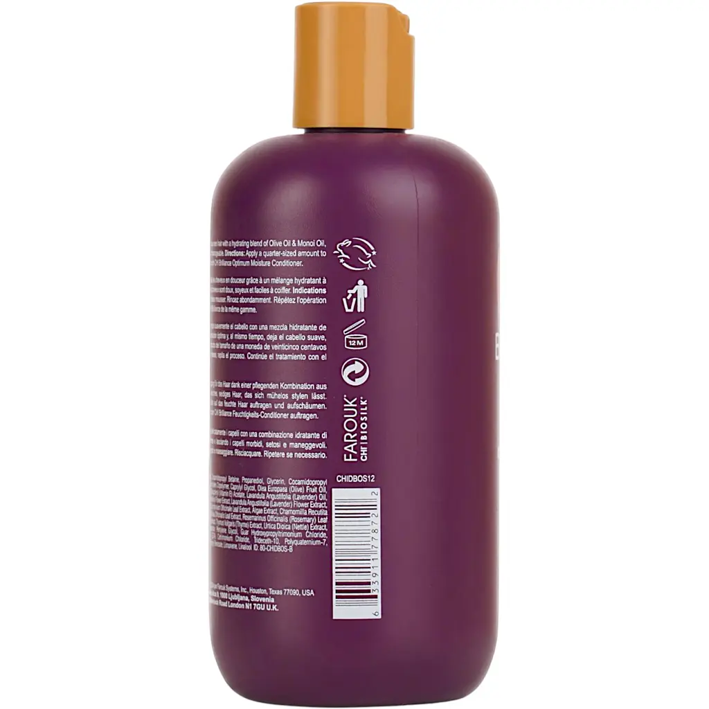 Шампунь для поврежденных волос Deep Brilliance Optimum Moisture CHI 355 мл - фото 2