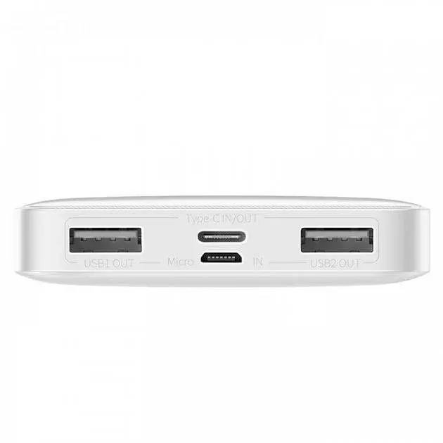Портативная батарея Power bank Baseus Bipow Digital Display 10000mAh 15W PPDML-I02 (White) - фото 4