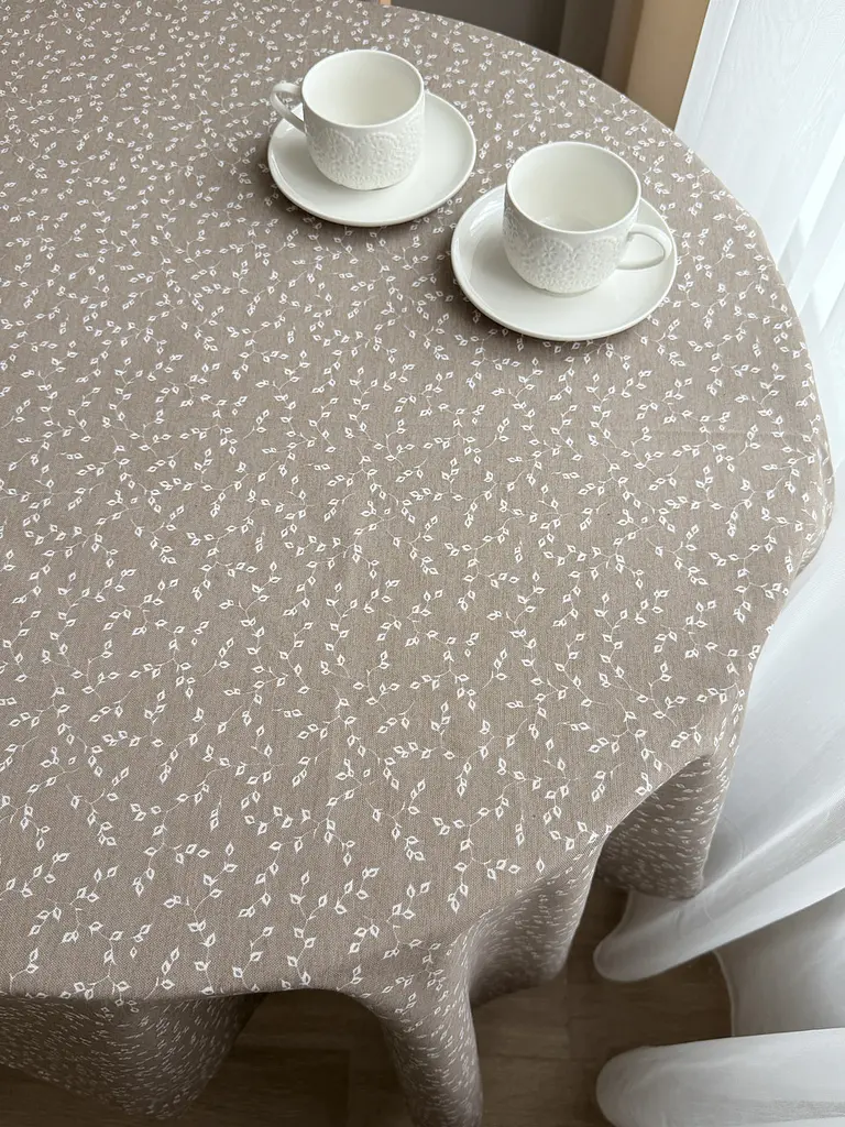 Скатертина столова Ecotton DUCK 170х200 см водовідштовхувальна кремовий (V 10/ Khave) (25022) - фото 7