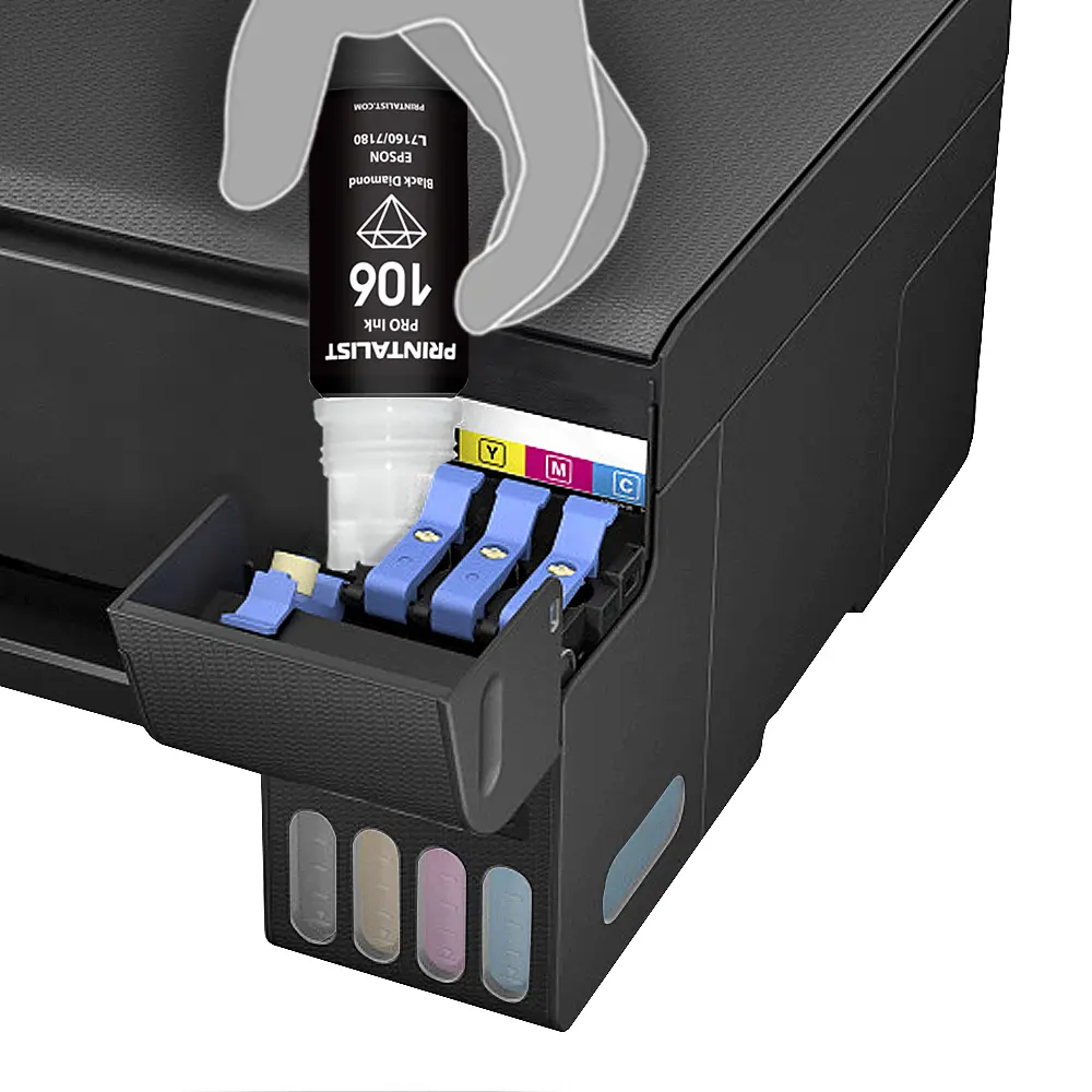 Чорнило PRINTALIST 105 для Epson L7160/7180 70г Cyan водорозчинне (PL106C) - фото 4