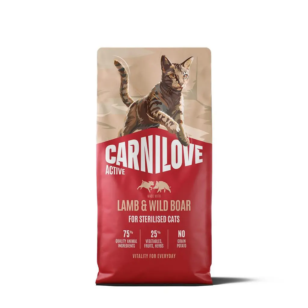 Сухий корм для стерилізованих котів Carnilove Active Lamb & Wild Boar Sterilised суперпреміум ягня і дикий кабан 6 кг