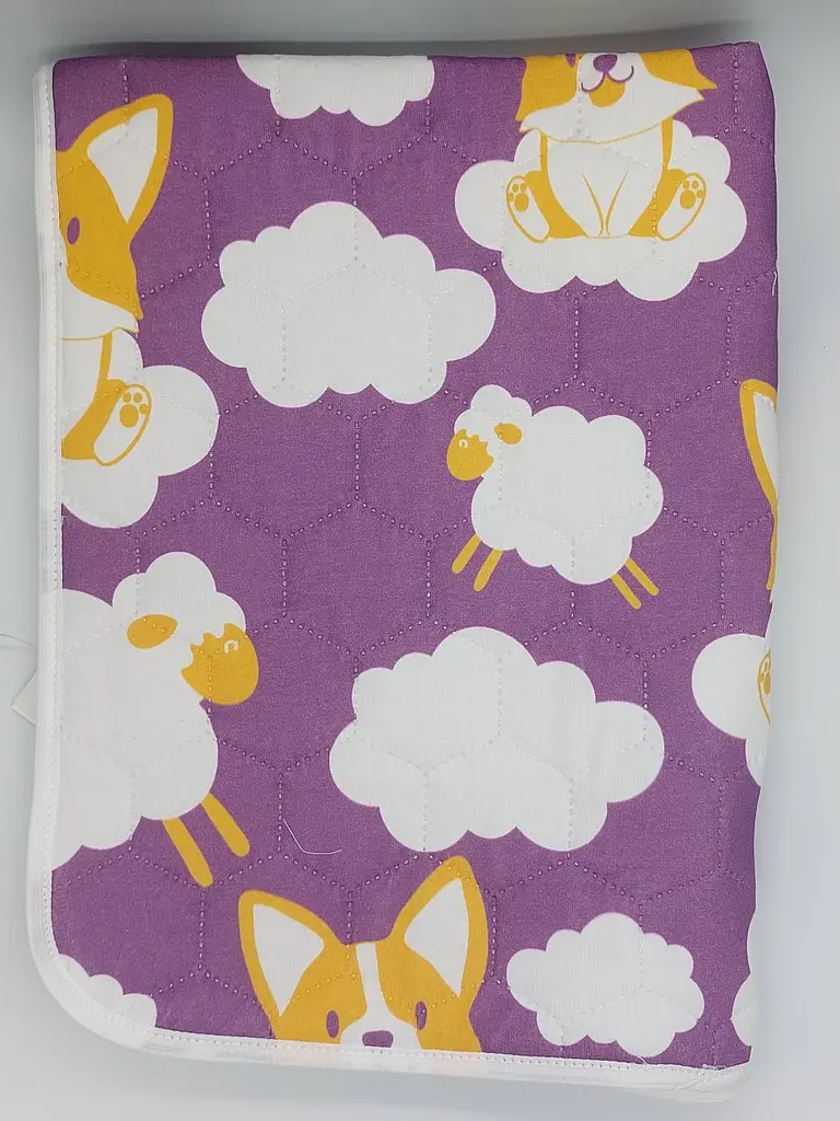 Багаторазова пелюшка Pelushka Lila Corgi 90х90 см - фото 5