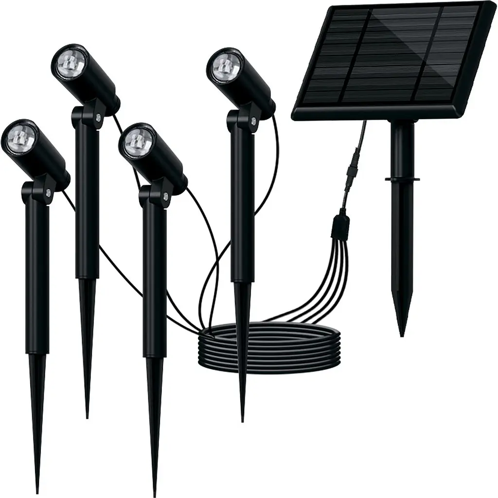 Светильник уличный Eurolamp LED с аккумулятором и солнечной батареей 3.5W 5V 6500K IP54 набор 4 шт. (16) - фото 2