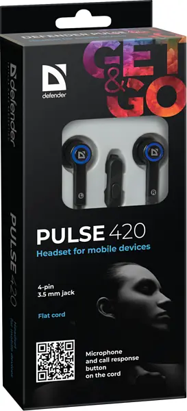 Гарнитура Defender Pulse 420 Blue (63423) - фото 3