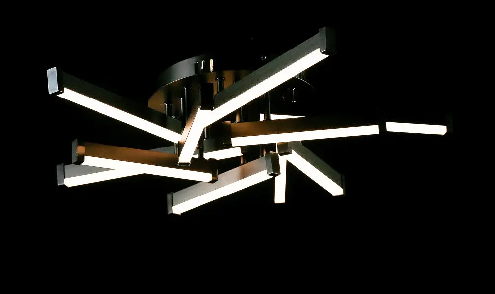 Світлодіодна люстра Splendid Ray L1645/10 LED (BK), чорний, білий, 110 Вт, від 13-20 м2 - фото 3