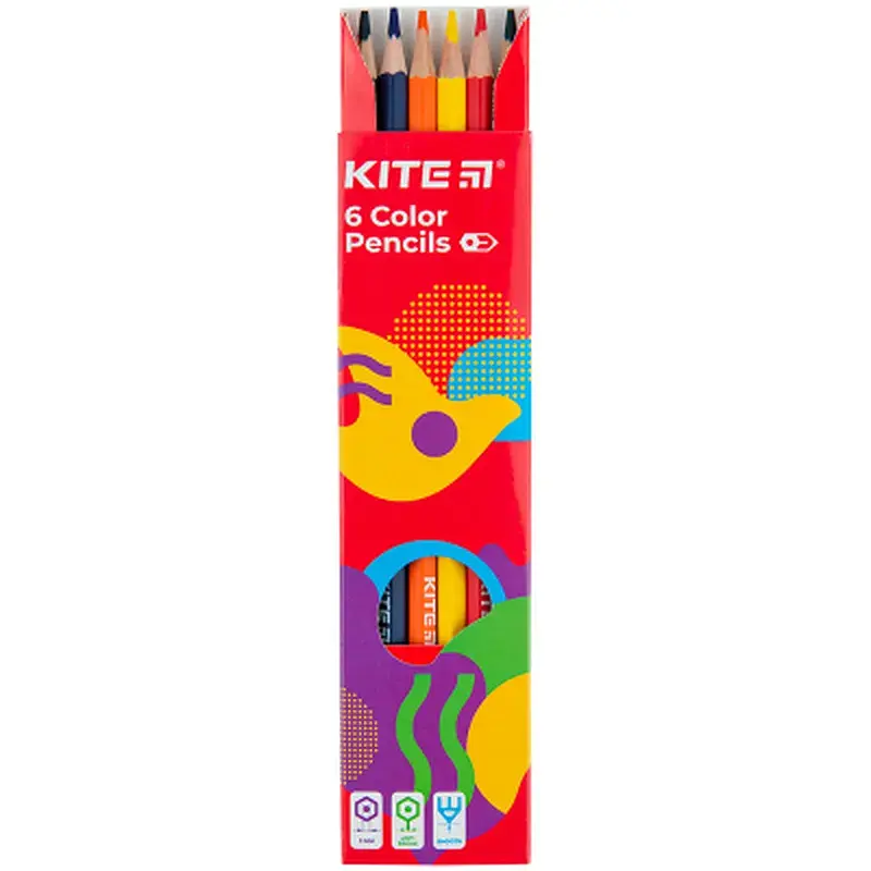 Олівці кольорові Kite Fantasy 6 кольорів (K22-050-2) - фото 3