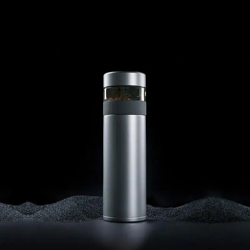 Термос Funjia Fun Home Titanium Smart Cup Titanium Gray 520ml (FJ-TA003) [171248] - фото 6