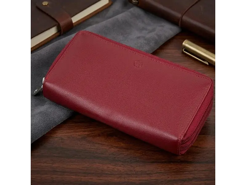 Жіночий гаманець натуральна шкіра Cortina 5061 rosso Червоний 10,5x19,5 см TONY PEROTTI acs0032568 - фото 6