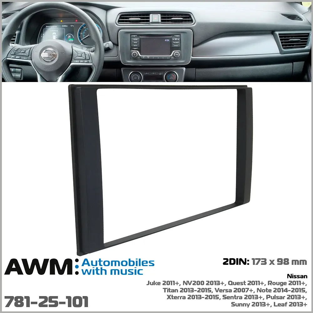 Переходная рамка для автомобилей Nissan AWM 781-25-101 - фото 6