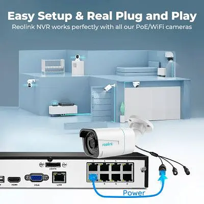 Реєстратор для відеоспостереження Reolink NVS8 без HDD (RLN8-410 без HDD) - фото 10