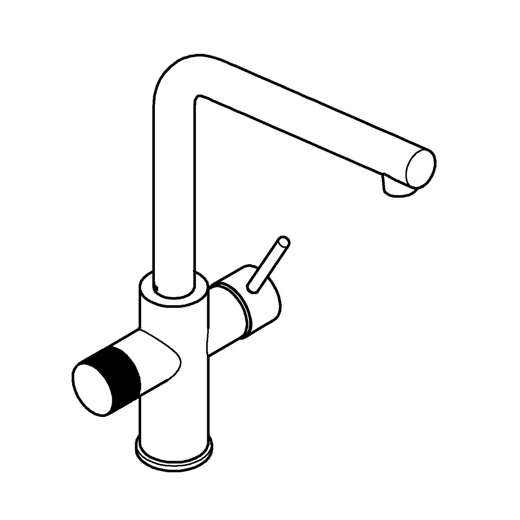 Змішувач для кухні з підключенням питної води Grohe Blue Pure Minta 30588000 Хром - фото 9