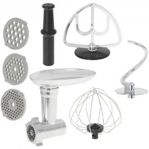 Комбайн кухонный + мясорубка + тестомес Adler AD 4221 2200 Вт чаша 7 л 3 сита 3 мешалки - фото 7