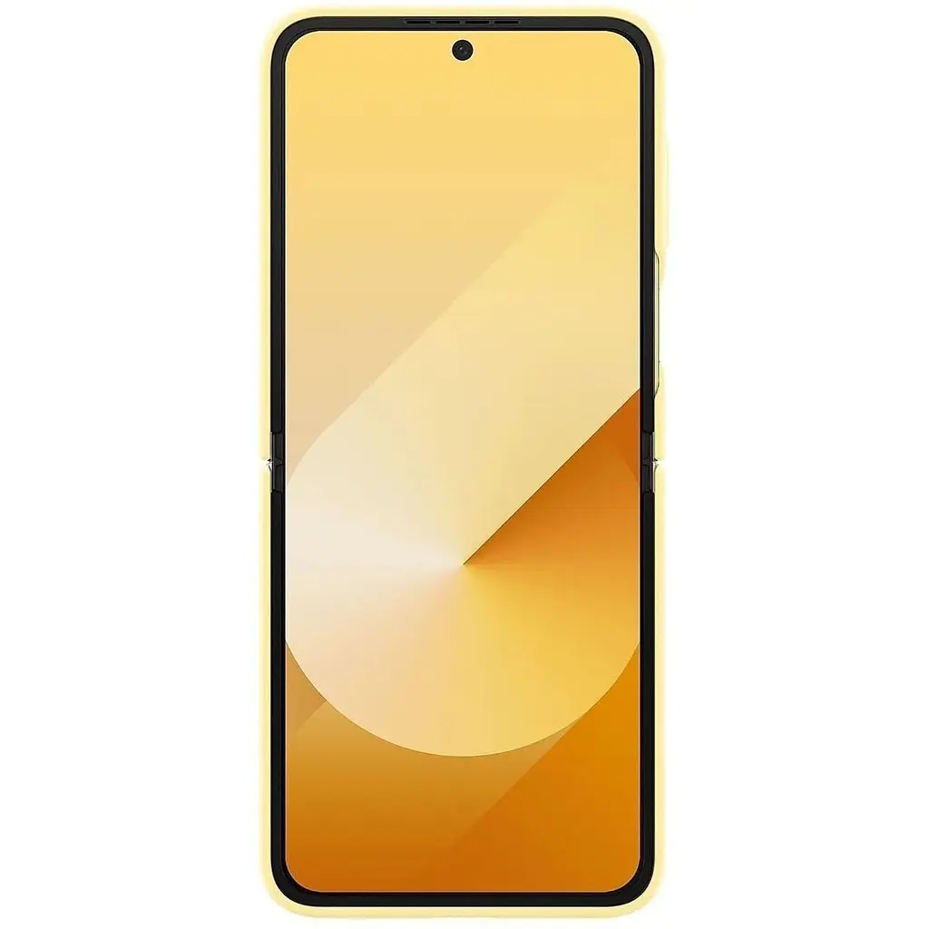 Оригінальний силіконовий чохол із кільцем Silicone Cover with Ring для Samsung Galaxy Z Flip6/Flip 7 FE/ Flip5 Yellow EF-PF741TYEGUA SM-F741/SM-F761/SM-F731 - фото 5