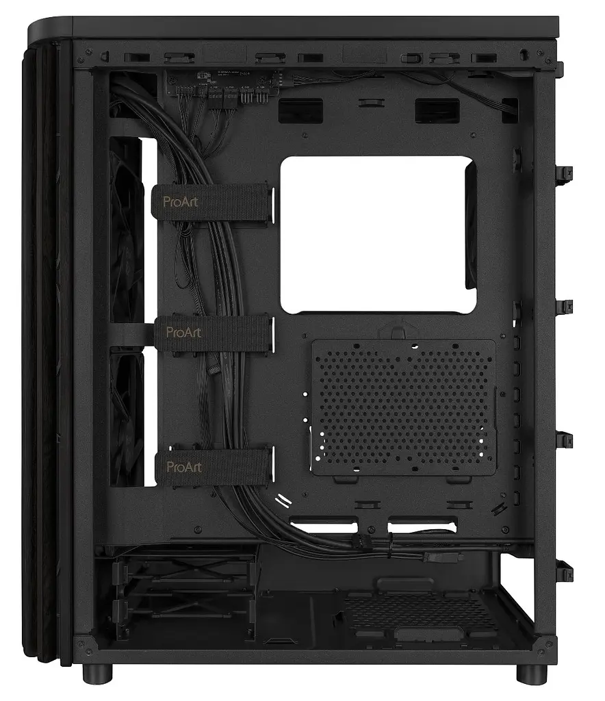 Корпус Asus ProArt PA401 Wood Edition - Tempered Glass без БЖ (90DC00M0-B39000) Black - фото 8