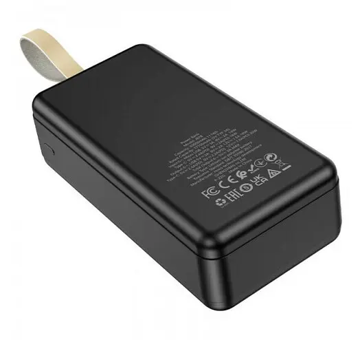 Универсальная мобильная батарея Hoco J87B 30000mAh PD20W+QC3.0 (22.5W) Черный - фото 3