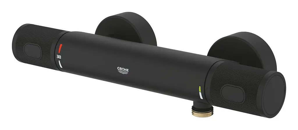 Термостат для душа Grohe Grohtherm 1000 Performance 34827KF0 Черный матовый - фото 3