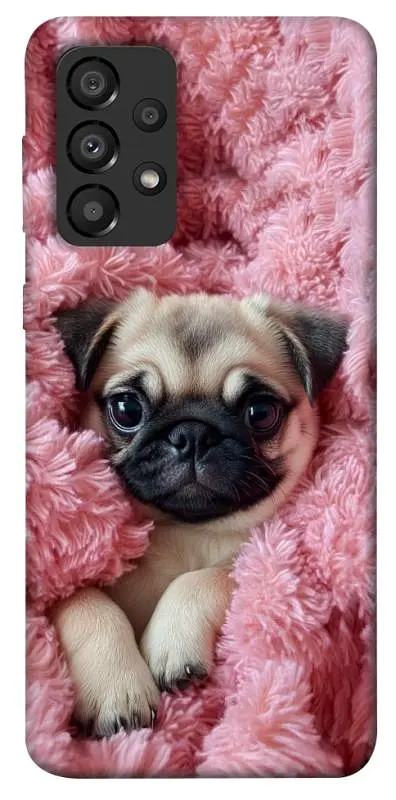 TPU чохол Demsky Мопс у ніжностях для Samsung Galaxy A33 5G