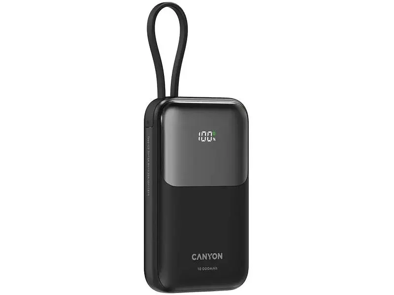 Зовнішній акумулятор (Power Bank) Canyon OnPower 101 10000mAh 22.5W Black (CNS-CPB101BK) - фото 3