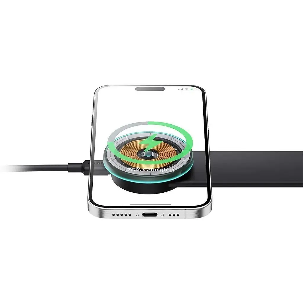 Тримач з бездротовою зарядкою Baseus C02 Pro Series 15 W (C40156000111-00) - фото 5