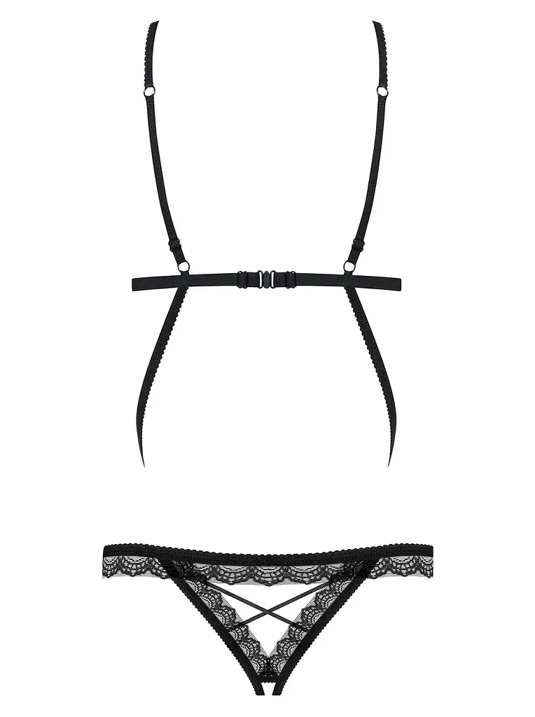 Боді Obsessive 865-TED-1 L/XL чорний - фото 6