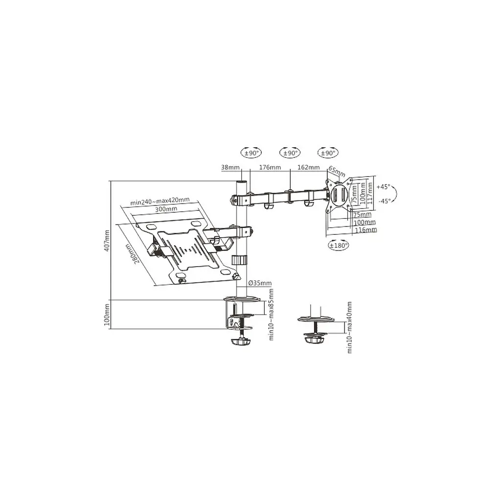 Кронштейн HiSmart HS082413 - фото 3