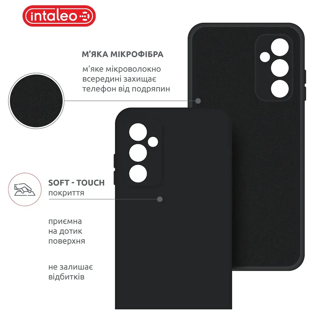 Чохол до мобільного телефона Intaleo SoftShell Samsung Galaxy A24 Black (1283126576072) - фото 5