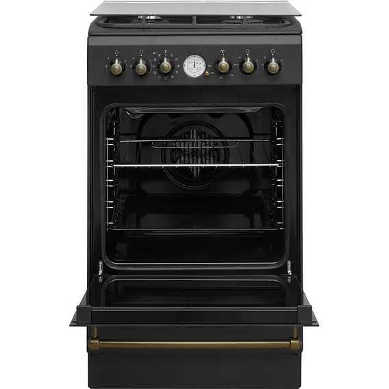 Плита комбінована Indesit IS5G8MHA/E ретро-антацит - фото 2